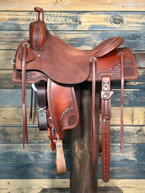 111-1 Saddle House Custom Lightweight Cowhorse - Image 1