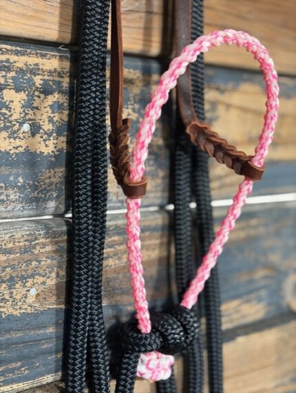 Loping Hackamore – Pink/Black