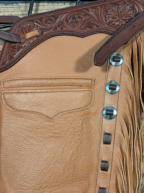 285.jpg Saddle House Shotgun Chaps – Medium - Image 1