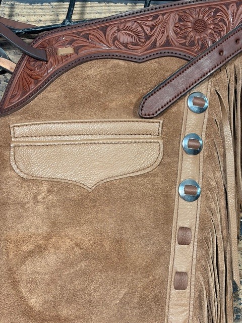 287.jpg Saddle House Shotgun Chaps – Medium - Image 1