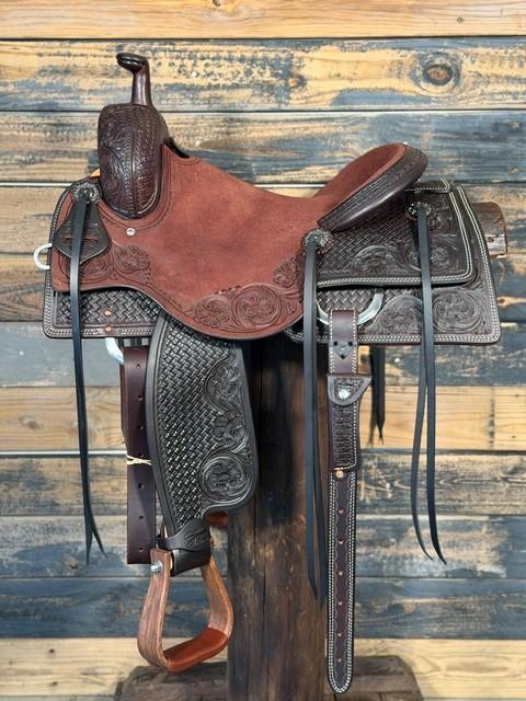 2bbecff1-539e-404e-8795-8ab1ce449a6e-2 Saddle House Custom Cowhorse - Image 1
