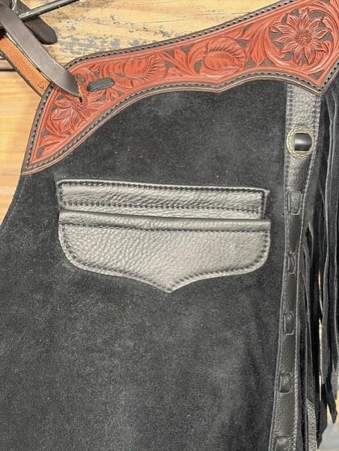42ba403c-3120-4185-a151-52af4a0bee77.jpeg Saddle House Shotgun Chaps – Large - Image 1
