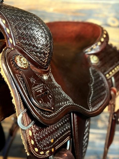 4b736d06-fbe4-4389-a399-58e6d1f9e13e.jpeg Saddle House Custom Cowhorse - Image 1