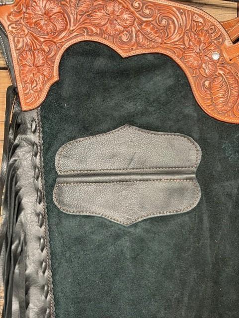6f3f595c-3384-43c8-a301-24eefd338b01.jpeg Saddle House Show Chaps – Medium - Image 1